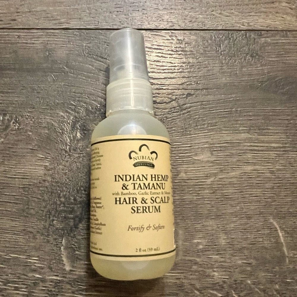 Nubian Indian Hemp & Tamanu Hair‎ and Scalp Serum 2 FL OZ